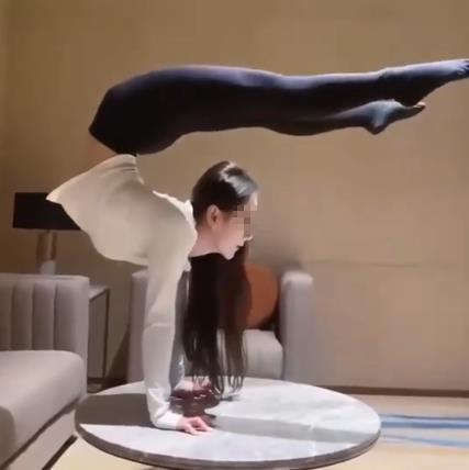 瑜伽女神,美女短视频素材