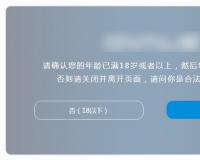 警告代码,弹窗提示代码,18岁进入网站代码,未成年人不得进入网站代码